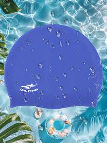 1pc,Swimming Cap, Silicone Makes The Wearer Effortless, And Lightweight, Universal Waterproof Ear Protection, Universal Style Swimming Cap, Essential For Summer Outings - Multicolor - View 17
