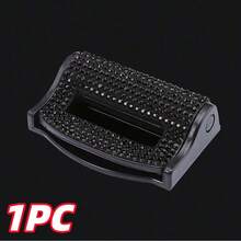 Rhinestone Adjustable Car Seat Belt Clip, Tension Regulator, Safety Belt Buckle Clamp, Shiny Car Accessories For Women - Multicolor - View 5
