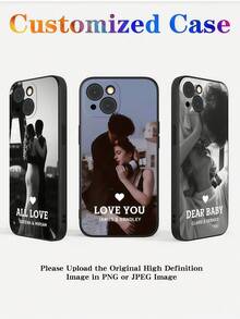 1 pieza Funda de teléfono personalizable con gráfico de ojo negro, de moda, colorida, retro, linda, compacta, divertida, personalizada, compatible con Apple 17, 16 Pro Max/16 Pro/15 Pro Max/14 Pro Max/13 Pro Max/A12/A13/A14/A15/A52/A54/A55, Redmi 15, 13C, 15C, OPPO A15/A17, Honor X6A/X7B/X8B/X6, S23 Ultra/S24 Ultra/A52S, VIVO, OPPO, Redmi con patrones de animales, adecuada para cumpleaños, graduación, boda, inicio, Día de la Madre, Día del Padre