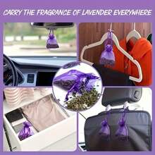10pcs Lavender Fragrance Sachets Set, Natural Premium Lavender, Gift Fragrance Bags, Car Drawer And Wardrobe French Lavender Fragrance Bags, Home Fragrance Bags - Multicolor - View 2