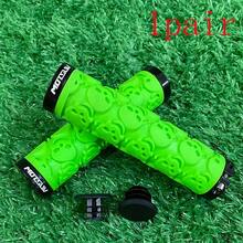 1 Pair Motorcycle/Bicycle/Scooter Handlebar Grips, Heavy-Duty Skull Lock Design, Multi-Color (Red/Green/Black), Sliding Handlebar End Caps With Locking Mechanism, Suitable For Motorcycle, ATV, Folding Bike, Bicycle Accessories, Motorcycle Accessories - Multicolor - View 9