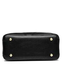 High Quality Genuine Leather Casual Women's Handbag, Luxury Handbag, Ladies Bag, Designer Tassel Shoulder Crossbody Bag, Women's Tote Bag - Black - View 8
