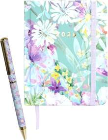 mano® Agenda pocket 2026 ALMA Semana vista - Medidas (B7+) 10 x 13 - 184 Páginas - Incluye separadores mensuales y hojas para anotaciones (Con Stickers) - Con funda y pegatinas - Ver 16