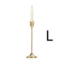 12个/6个/3个/套铁艺锥形烛台，装饰烛台 - 适用于婚礼、宴会、派对、壁炉装饰、柱形烛台，也适用于婚礼、家居装饰、节日派对装饰 - 金色 - 查看 15