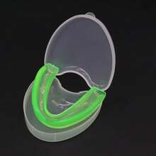 Sports Mouth Guard Boxing Sanda Karate Taekwondo Fighting Game Training Anti-Molar Protect Basketball Football Stereotype Safety - 藍色有盒 - 查看 9