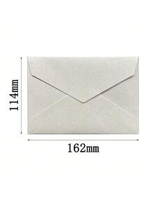 10pcs Envelopes, Office Envelopes, Wedding Invitation Cards, Western Business Invitation Letters, Holiday Gifts, Party Decoration Envelopes, Multi-Style & Multi-Color Wool-Like Texture, DIY Handmade Storage, Solid Color Invitations - Multicolor - View 10