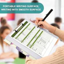 Carpeta de 3 anillos impresa de 1.5 pulgadas, carpeta de anillos en D con bolsillos, carpetas decorativas para la escuela universitaria u oficina, lindos dinosaurios de dibujos animados morados - talla únicax2 - Ver 4