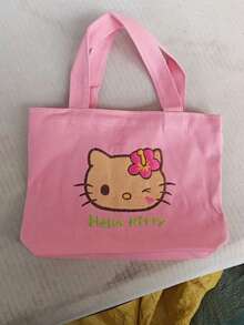 三丽鸥Hello Kitty可爱大容量抓绒单肩包，适合工作和外出，便携时尚，方便携带，是度假和健身的理想之选。 - 彩色 - 查看 8