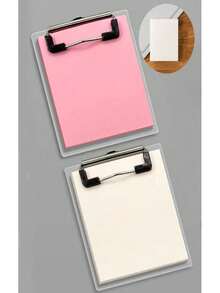 Carpeta de archivo con estilo, libreta de notas para estudiantes, bloc de notas con sujetapapeles