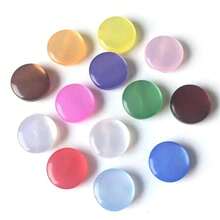 15/30/50/100Pcs Of Clothing Candy-Colored Buttons Shirt Button Sewing DIY Crafts - Multicolor - View 3