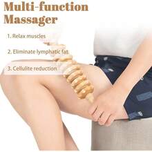 Manual Muscle Roller Stick Suitable For Body Massage Massage Tool Massage Supplies Fitness Massage Compact Design Ergonomic Roller - Multicolor - View 2