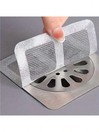Disposable Drain Filter (Recommended To Replace Every 2-3 Days) Disposable Shower And Bathtub Hair Catcher Drain Cleaning Kit Hair And Insect Blocking Drain Sticker Anti-Clogging Drain Filter Bathroom Hair Catcher Sticker Suitable For Kitchen, Bathroom, Shower, Etc.