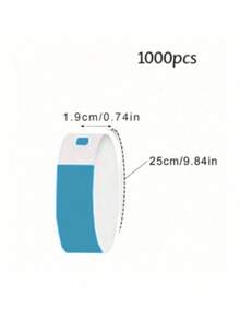 1000/100 piezas/Set de pulseras de papel impermeables, pulseras de colores para deportes, fiestas, competiciones, festivales, eventos, clubes, vacaciones - Multicolor - Ver 5