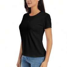 Countryside Total Solar Eclipse Frisco Texas T-Shirt - Negro - Ver 4
