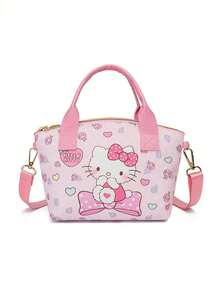 Sanrio Hello Kitty Crossbody Bag, Zipper Closure, Adjustable Strap, Cute Animal Print Synthetic Leather Wallet, Coin Purse, Women's Wallet, Birthday Gift (Blue), Hello Kitty Wallet, Daily Accessory, Playful Design, Secure Zipper Closure, Compact Handbag, Adorable Style, Durable Material, Compact Handbag, Must-Have For Kitty Lovers - Multicolor - View 14