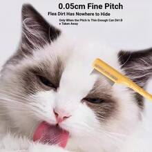 Dog Tear Stain Brush, Face Brush, Eye Gunk Brush, Flea Comb With Dense Teeth, Cat Grooming Brush, Cleaning Brush, Cleaning Supplies