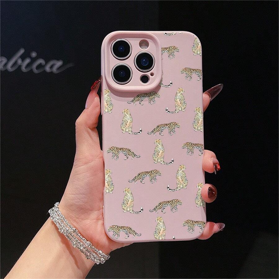 Funda para teléfono compatible con iPhone 17 Air/16e/15/14/13 Pro, Pro Max, Plus, orificio de precisión + funda suave, agarre cómodo, colores ricos y versátiles, a prueba de golpes, adecuada para hombres y mujeres - Rosa - Ver 1