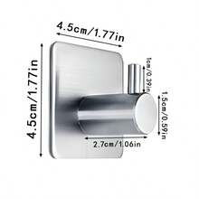Set de cârlige pentru prosoape de baie, cârlige adezive montate pe perete, nu deteriorează pereții, cârlige de duș impermeabile, robuste și durabile, potrivite pentru exterior, bucătărie, baie, birou și cămin, pot agăța prosoape, paltoane, pălării, genți, decor esențial pentru casă, esențial pentru întoarcerea la școală, cadou de Ziua Îndrăgostiților, cuier de haine montat pe perete