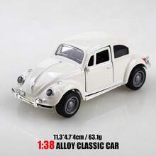 复古甲壳虫合金汽车模型，仿经典汽车玩具，汽车装饰品 - 彩色 - 查看 9
