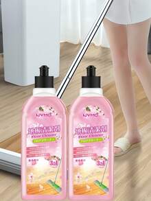 500ml Multi-Purpose Fragrant Floor Cleaner, Peach & Ocean Orange Scented Floor Cleaner, Removes Limescale On Hardwood Floors, Brightens Floors, Cleans Mopping, Tile Stain Removal, Multi-Purpose Floor Cleaner, Brightens & Polishes Home Hardwood Floors, Removes Dirt - 彩色 - 查看 7