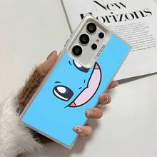 Funda de teléfono  Adorable Cartoon  compatible con  Galaxy S25 S24 S23 S22 S21 S20 FE Ultra Plus 4G 5G, con una parte trasera mate a prueba de golpes - Plateado - Ver 6