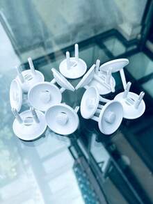 10/20个装三环欧盟标准儿童安全电源插座盖，家用插座保护盖，欧洲通用