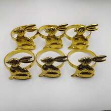 Wholesale Metal Rabbit Napkin Rings, Napkin Holders For Restaurants And Hotels - Multicolor - View 8