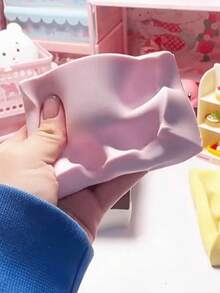 Soft Milk Brick Slow Rebound Sticky Realistic Toy, Lifelike Yellow Butter Cake, Emitting The Aroma Of High-End Pastries, Soft Texture, Very Fun To Play With - Multicolor - View 3