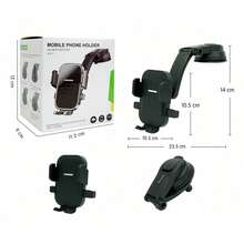 1pc New Car Air Vent Mount Phone Holder, Adjustable Navigation Bracket With Auto Lock Suction Cup Compatible With IPhone, Android Phone, Gift For Birthday, Family, Friends For Summer Air Vent Phone Holder, Car Accessories, Car Phone Holder Car Accessories Phone Accessories Phone Holder For Car Car Phone Holder Phone Holder For Car Compatible With IPhone, Android Phone, Gift For Birthday, Family, Friends For Winter Gifts Birthday Driving Strong Load-Bearing - Grey - View 7