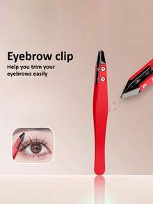 1pc Professional Eyebrow Tweezer Set, 420 Stainless Steel Eyebrow Tweezers, Ultra Precise Eyebrow Tweezers Suitable For Eyebrows And Facial Hair - Multicolor - View 1