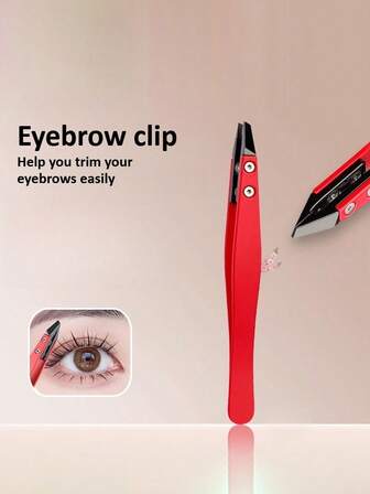 1pc Professional Eyebrow Tweezer Set, 420 Stainless Steel Eyebrow Tweezers, Ultra Precise Eyebrow Tweezers Suitable For Eyebrows And Facial Hair