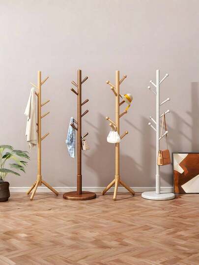 1pc Minimalist Clothes Rack, Space-Saving, Easy To Install And Disassemble, Floor-Standing Minimalist Bedroom Coat Rack, Suitable For Bedroom Decor, Room Decor, Minimalist Style, Spring Break, Bohemian Style, High-End Style, Mother's Day, Spring, Spring Decor, Bohemian Style, Home Goods