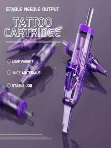 Gold Plume GOLDPLUME 10PCS Upgraded Tattoo Ink Cartridges, Professional Design, Smooth Ink Flow, Easy To Use, High Quality, Suitable For All Mainstream Tattoo Machines