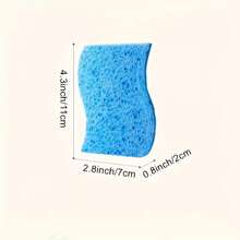 12/6pcs Non-Scratch Cleaning Sponges, Suitable For Kitchen, Bathroom And Home Cleaning, Non-Scratch And Non-Stick, 12pcs Cleaning Sponges