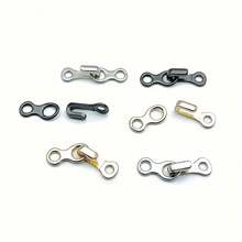 Invisible Metal Snap Buttons - Hook & Eye Clasps, Suitable For Chinese Pants And Suits, Adjustable Hidden Buttons For Clothing And Jackets, Metal Collar Hooks, Pant Hooks, Invisible Snap Buttons For Leather Jackets And Fur Coats To Prevent Exposed Hooks - Multicolor - View 8