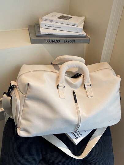 1pc Sports Gym Bag - Large Capacity Wet & Dry Separation Swimming Bag - Short Trip Carry-On Travel Bag