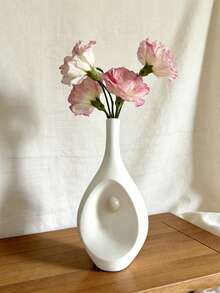 1pc Plastic Perforated Vase, Bohemian Style Decorative Vase | Modern Home Decor, Suitable For Living Room, Bedroom, Office Desk Elegant Floral Arrangement | Scene Decor, Room Decor, Wedding Decor, Home Decor, Central Wedding Table, Banquet Hall, Office Bedroom, Housewarming Gift, Halloween Decor, Christmas Decor, Room Decor, Home Accessories - Multicolor - View 5