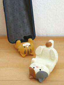 1个/3个可爱猫咪造型手机支架，小巧、方便、稳固又可爱，既可作装饰品又可作手机支架，适用于办公桌、书桌、餐桌和梳妆台，是生日、节日、情侣和周年纪念日的理想礼物。 - 彩色 - 查看 3