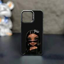 Funda de teléfono B- para iPhone 17 16 15 14 13 12 11 Ais/Pro/Max/Plus, color negro, plateada por dentro - z2 - Ver 3
