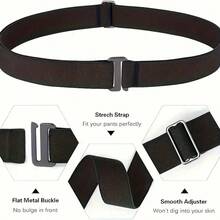 可调节腰带，毛衣衬衫腰部束紧工具，防止走光，弹性腰带可改变衬衫款式 - 彩色 - 查看 11