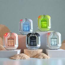 Original TWS Bluetooth Earphones T2 Transparent Wireless Bluetooth Earphones, HIFI Sound Quality, Bluetooth 5.3, Compatible With All Smartphones - Multicolor - View 10