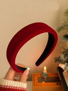 Tiara vermelha de Ano Novo para mulheres, acessório de cabelo com alta pressão na coroa, presilha de cabelo versátil e confortável. - Faixa de cabelo de Ano Novo - Ver 14