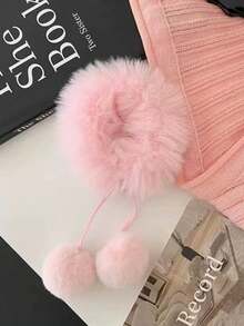 2 buc/set eleganți de păr drăguți și eleganti, albi, pufoși, cu ciucuri, design mic și delicat, ușor de fixat, material moale, potriviți pentru coafuri cu coadă de cal, , accesoriu de modă pentru zi cu zi, petrecere, călătorii, elastici de păr, benzi de cauciuc, frânghie de păr, cravată elastică de păr - Cravată de păr cu ciucuri de pluș alb - Vizualizare 9