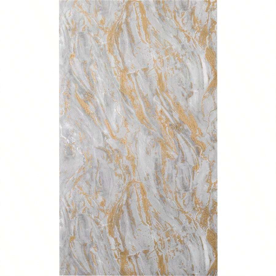 Marble Texture Wallpaper - Modern, Minimalist Contact Paper, Suitable For Bedroom, Living Room, Bar, Dining Area - Retro Style Decor - Champagne - View 1