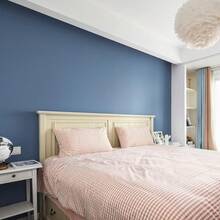 1卷优质哑光海军蓝自粘墙纸，自粘PVC墙贴，可移除不留残胶，防水易清洁，易于清洁和安装，适用于厨房台面、卧室客厅墙面、家具翻新DIY装饰贴纸 - 藏蓝色 - 查看 7