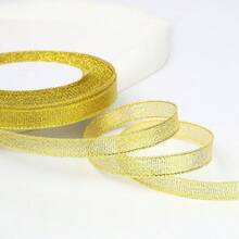 Gold Glitter Ribbon 0.3-5cm Silver Glitter Ribbon For Baking Cake Box Packaging Ribbon Bow DIY Craft - Multicolor - View 16