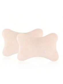1 pieza/2 piezas Almohada de cuello para reposacabezas de coche, almohada de soporte de cuello para asiento de vehículo, accesorio de cojín de felpa para reposacabezas, adecuado para todas las estaciones, almohada de coche - Multicolor - Ver 12
