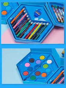 Set de 46 Piezas Plumones Marcadores Doble Punta , Bolígrafos y marcadores para colorear para niños ,Suministros de dibujo y pintura para niños , Marcadores Punta Ancha y Delgada,Incluye Base de Ordenamiento,Ideal para Crear Diseños Coloridos,Perfecto para Artistas y Aficionados,Marcadores De Arte Coloridos, papeleria marcadores de doulbe punta pincel touch ,Juego De Marcadores De Bocetos De Doble Punta Para Dibujar Diseño De Cómic, Juego De Diseño de colores acrilicos Dibujado A Mano, Juego De Papelería Para Uso De Oficina, Pintura De Estudiantes, Acción De Gracias, Regalos De Navidad