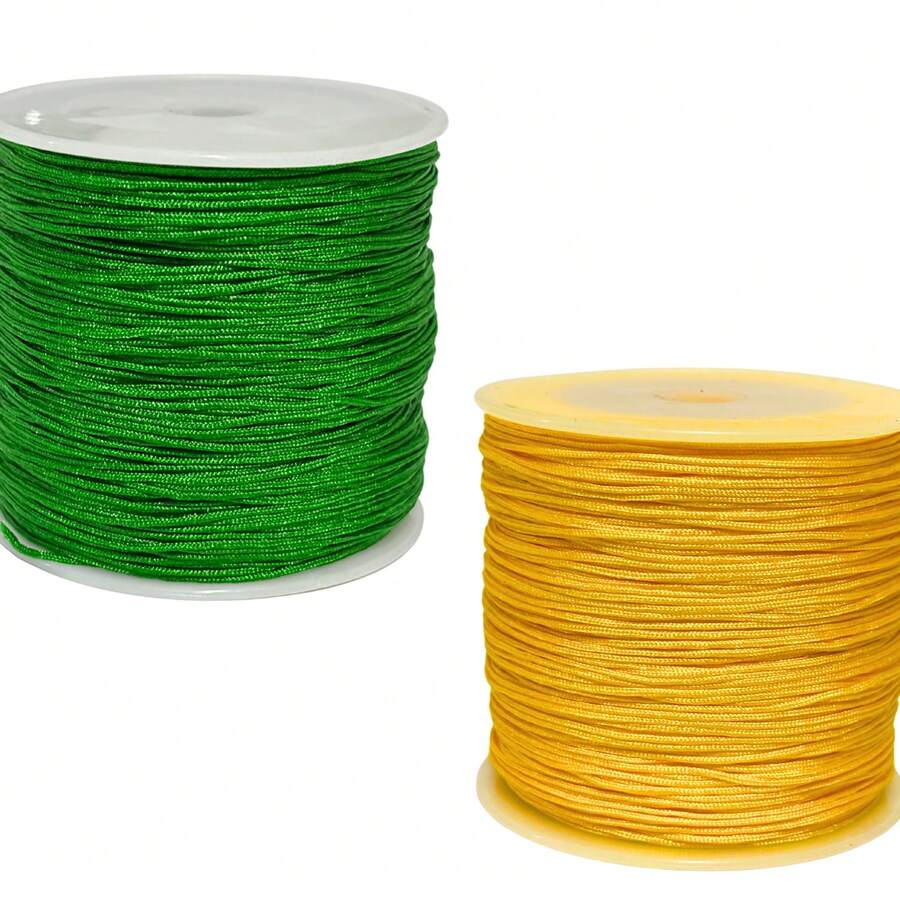Jewelry Making Thread & Cord - Green-yellow - View 1