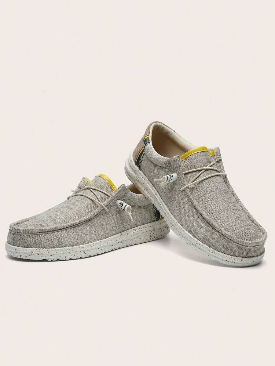 Men's Casual Loafers, Fashion Versatile EVA Soft Bottom Comfortable & Durable - Apricot - View 1